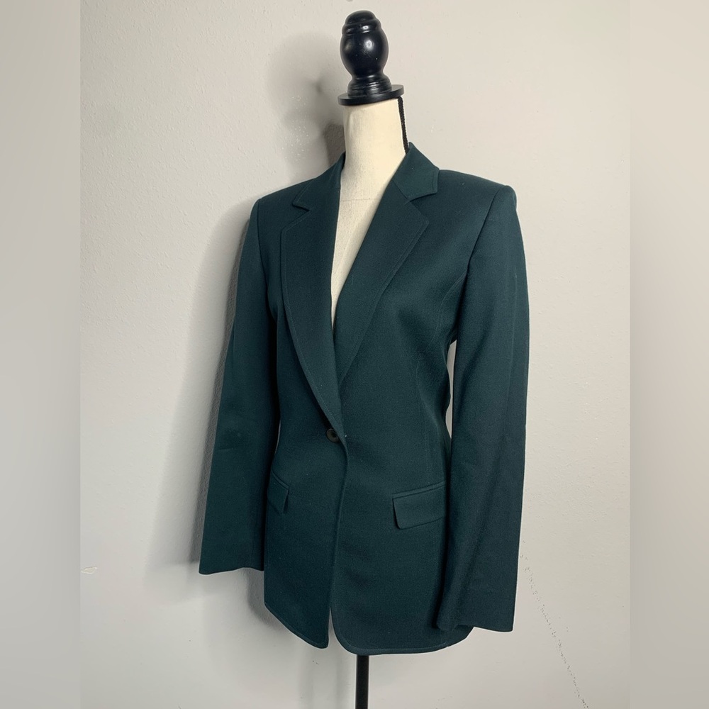 Pendleton Green Pristine Virgin Wool Single Breas… - image 4